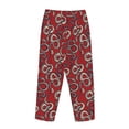 thumbnail image 5 of Naloa Snake Print Women’s Ultra-Soft Comfy Pajama Lounge Pants with Pockets & Drawstring, 5 of 8