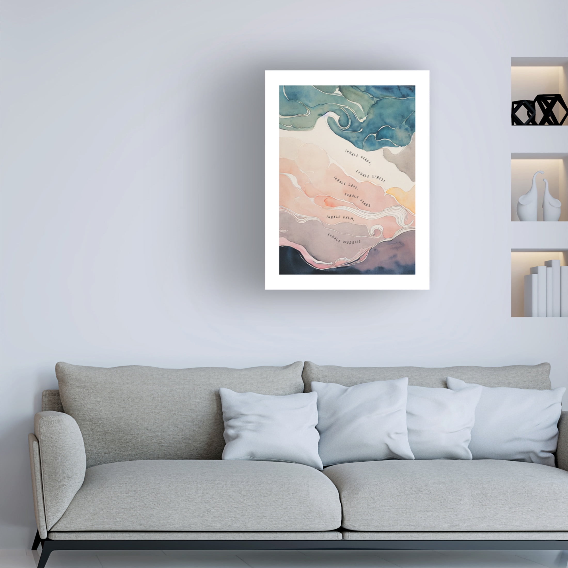 Trademark Fine Art Beth Cai Inhalesequence Canvas Wall Art