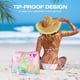 thumbnail image 3 of Bolsa de playa KUAK iridiscente transparente impermeable para mujer, 3 of 7