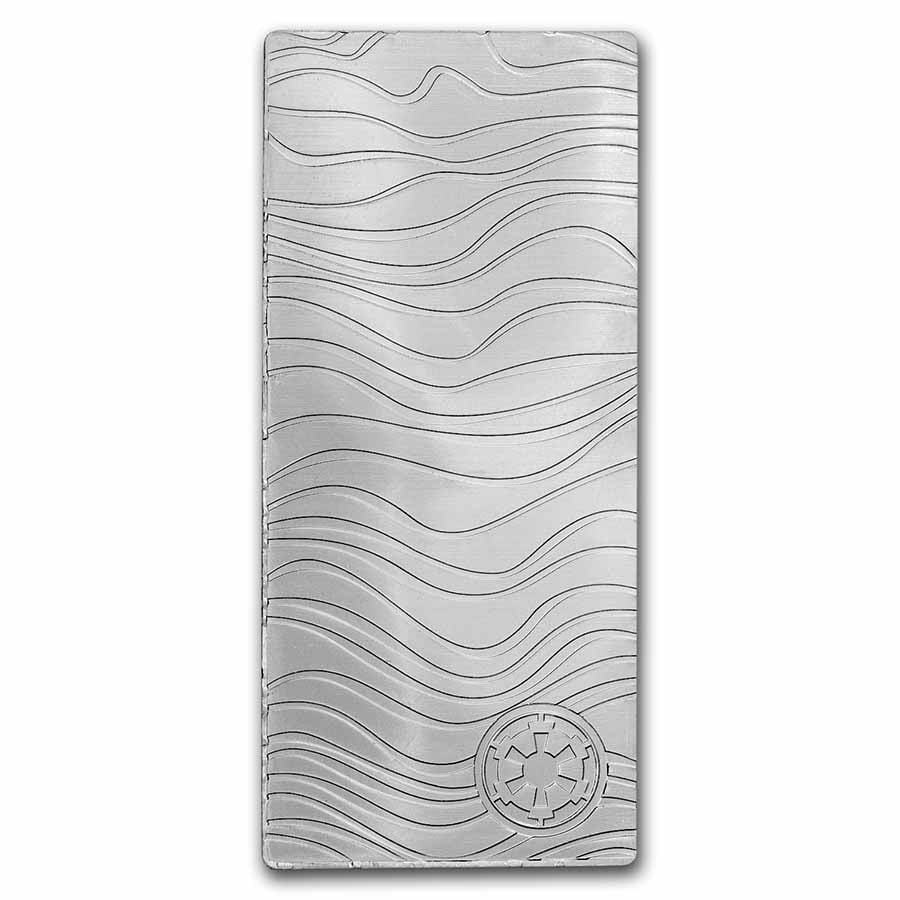 2022 Niue Mandalorian Beskar 1 OZ Silver bar Star Silver bar .999 Wars APMEX Bag 