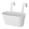 thumbnail image 1 of Hooks Oval Tin Flower Pot Balcony Iron Sheet Garden Tools Detachable Home Decoration, 1 of 6