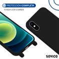 thumbnail image 2 of Funda de Protección para iPhone X/XS - Sovico - Silicón con Correa, 2 of 6