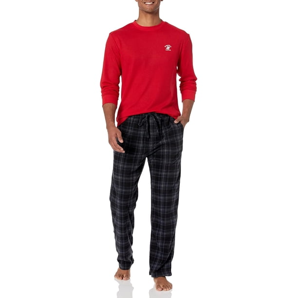 Conjunto de Pijama Beverly Hills Polo Club de Franela Polar para Hombre