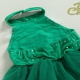 thumbnail image 4 of Robe de Soirée pour Tout-Petits Robe Sans Manches Robe Licou Dos Nu Patchwork Brillant Robe d'Été en Tulle, 4 of 7