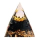 thumbnail image 2 of Ornamento del escritorio de preciosa del generador de energía de Rosa hoja pequeña Zulema Pirámide de cristal, 2 of 8