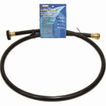 W010012 Fresh Water Hose- Black- 0.5 In. X 25 Ft.