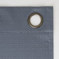 thumbnail image 4 of Sun Zero Bryant 2-Piece Textured Thermal Insulated 100% Blackout  Grommet Top Curtain Panel, Denim Blue, 37.0”W x 95"L, 4 of 9