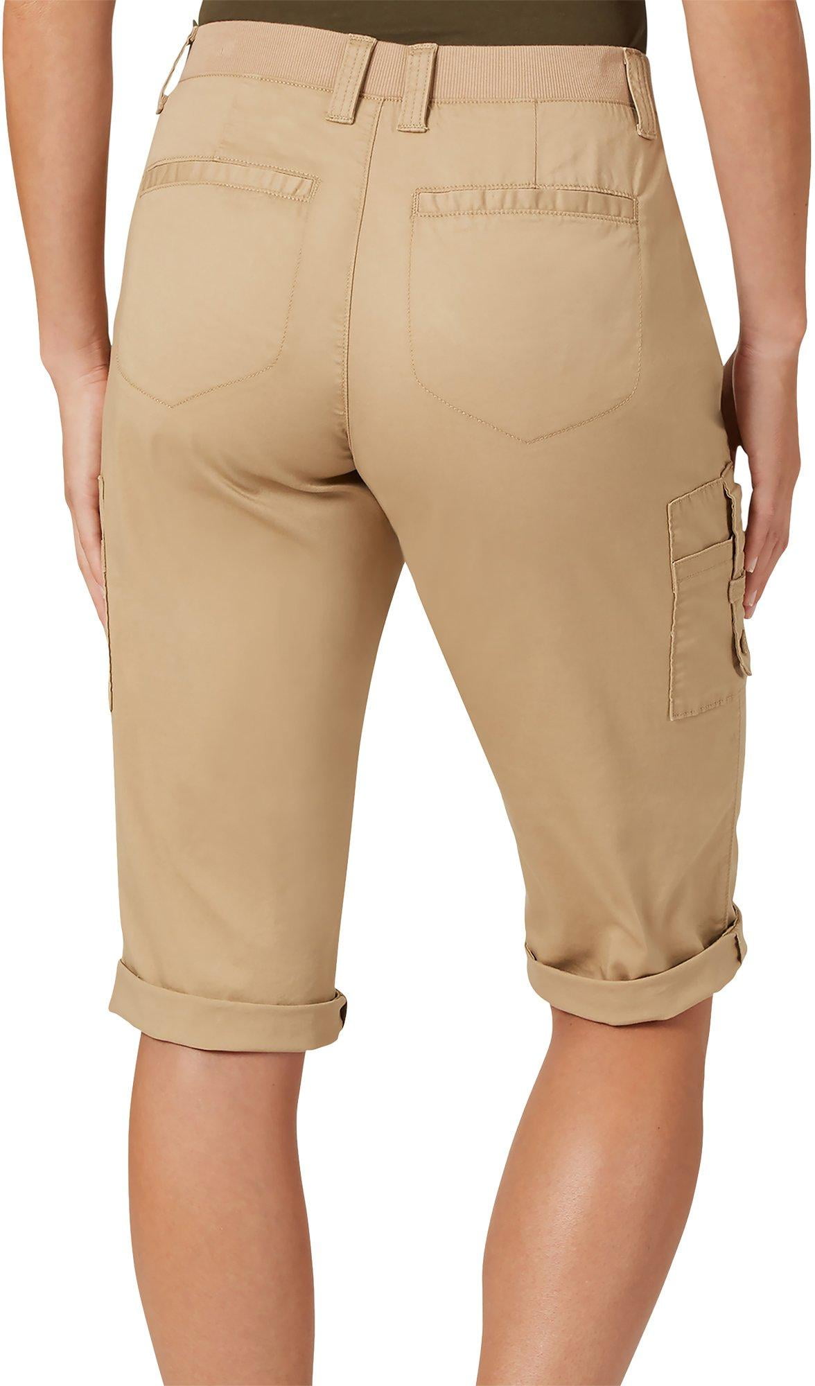 petite lee lyric twill skimmer capris