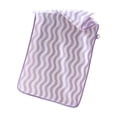 thumbnail image 2 of WDOBM Reusable Washcloths, Unisex Striped Coral Fleece Bath Hair‑Drying Towel, Highly Absorbent Quick Dry Machine Washable, Lightweight Sport Towels for Travel Fitness, 2 of 6