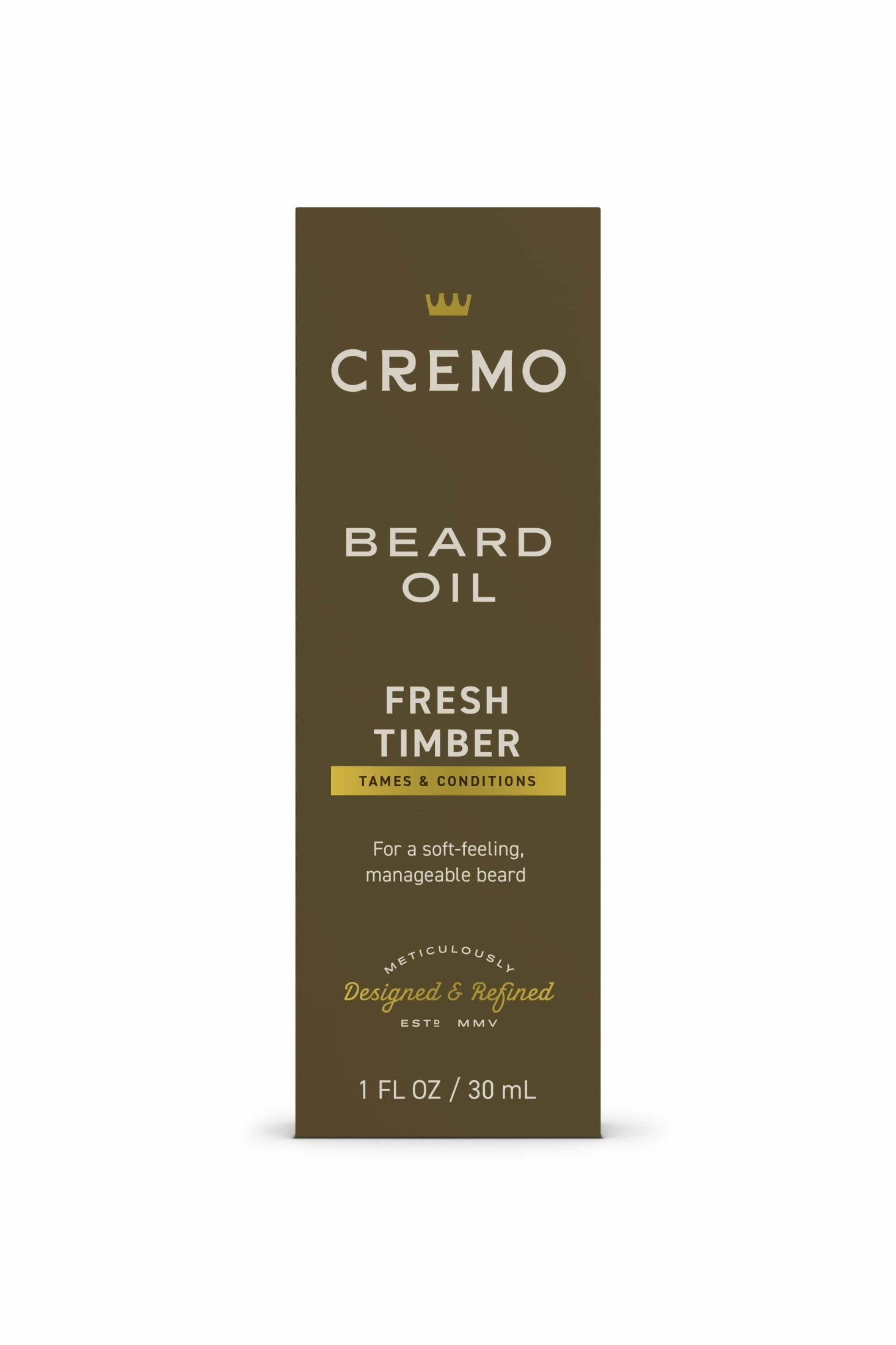 Cremo Beard Oil, Fresh Timber Scent, 1 fl oz