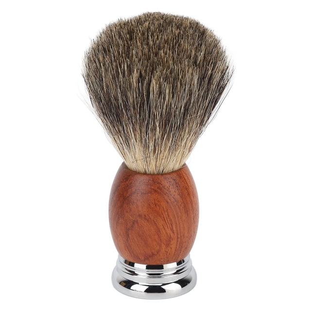 Mango de madera profesional portátil ergonómico elegante pelo suave hombres cepillo de afeitar para peluquería en casa