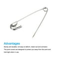 thumbnail image 4 of Uxcell 1.42 Inch Metal Sewing Pins Safety Pins with Box for Office Home Silver Tone 240 Pack, 4 of 4