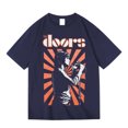 thumbnail image 3 of 2025 Banda de rock europea y americana The Doors Banda de rock Manga de cuello redondo Manga corta Verano Algodón Ins Y2k Venta caliente Nueva marca, 3 of 5