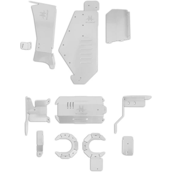 Miller CAT Anti-Theft Cat Shield V2, Fits Toyota Tacoma RWD 2.7L, 2005-2015 - Stainless Steel Catalytic Converter Protection