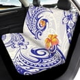 thumbnail image 3 of KUIFORTI Automotive Seat Cover Blue Hawaiian Hibiscus Breathable Universal Car Seat Covers Full Set of 4 Pieces, Interior Cover for Car Truck Van, 3 of 6