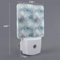 thumbnail image 2 of Sikiie enchanted winter snowflake holly Led Night Light, Warm White,Cool White Lights for Bathroom,Hallway,Bedroom, Kids Room-UK, 2 of 7