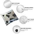 thumbnail image 6 of Cow Spot Print Throw Pillow Covers Soft Corduroy Pillowcase Decorative Cushion Cover Modern Square Cushion Cases for Living Room Bed Sofa Bedroom Pillow Included, 6 of 7