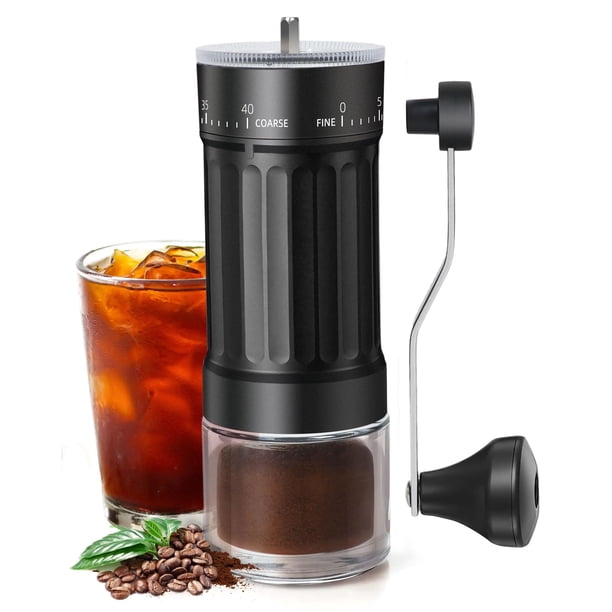Molinillo de café manual Rosilch con fresa de cerámica, 40 ajustes