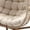 Gold/Cream-C, variant on RADIATA Oversized 2 Person Swing Egg Chair Double Hanging Egg Chair with Stand Extra Large Wicker Patio Twins Egg Basket Chair for Two 700 lbs Capaticy for Bedroom Balcony Patio (Beige)