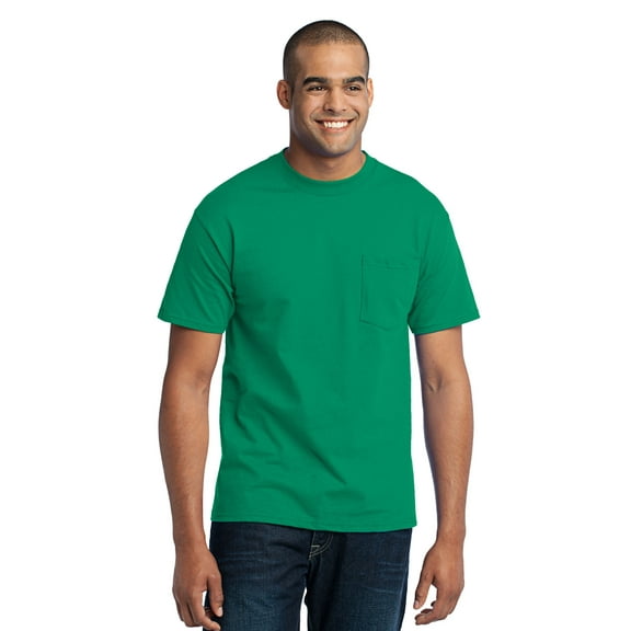 Port & Company Men's Big And Tall Soft Pocket T-Shirt