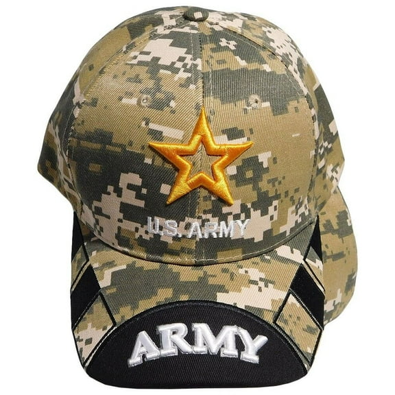 Army Star W/ Army On Bill ACU Digital Camo Embroidered Cap Hat CAP501UC-Licensed