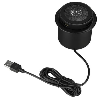 Embedded Wireless Charger for Office Furniture Space-saving USB Fast Charging Charger Accessories Embedded Wireless Charger for Office Furniture Space-saving USB Fast Charging Charger Accessories