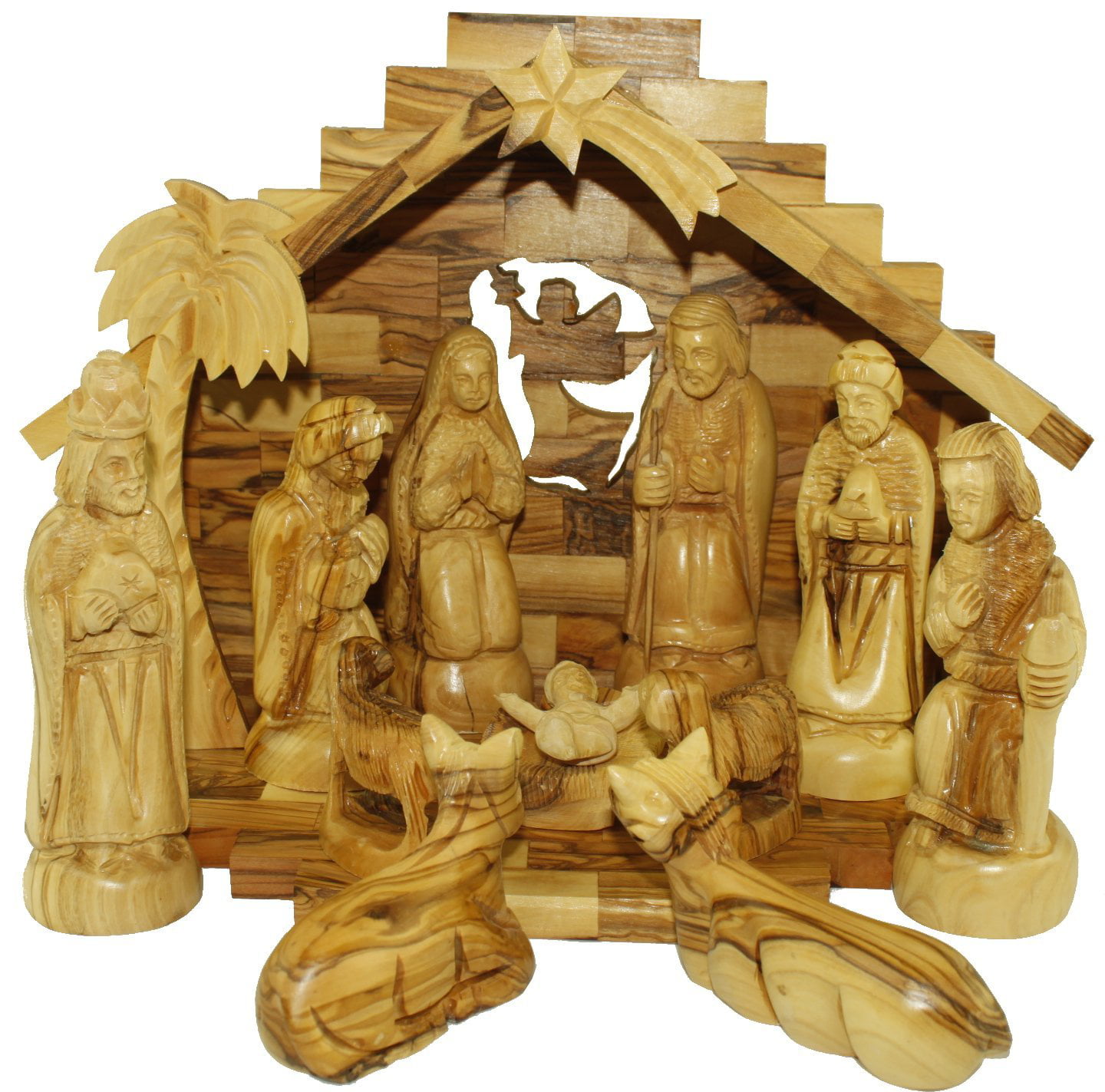 nativity set- olive wood nativity set