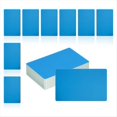 thumbnail image 1 of 150 unidades de tarjetas de visita metálicas en blanco de aluminio de 1/64" de grosor para grabado láser, ideales para tarjetas de visita personalizadas (color azul)., 1 of 5