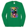 thumbnail image 2 of Don't Judge My Pitbull I Won't Judge Your Kids Funny Dog Lover Mens Long Sleeve Shirt, Kelly, X-Large, 2 of 3