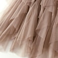 thumbnail image 6 of YUEJUIR Tutu Women'S Mesh Skirt Solid Color Fluffy Irregular Ruffle Cake Skirt Tutu Skirts For Women Princess Tutu (Pink,One Size), 6 of 6