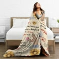 thumbnail image 3 of Daughter Gifts from Mom Sunflower Daughter Throw Blanket from Mother Valentines Day Gifts Christmas Birthday Gifts for Daughter50 x60, 3 of 6