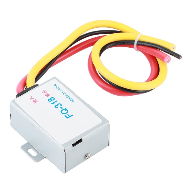 Supresor de Ruido de Amplificador, Entrada de Alambre Amarillo Filtro de Audio de Hierro Entrada de Alambre Negro Para Un de Audio Para Automóviles de 12V