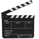 thumbnail image 2 of Tablero de aplausos, acrílico, Director de Escena, claqueta, TV, película, Tablero de acción, Corte de película, Accesorio con bolígrafo, para Accesorios (Pizarra en Blanco y Negro PAV1BBE) Amonsee NO, 2 of 6