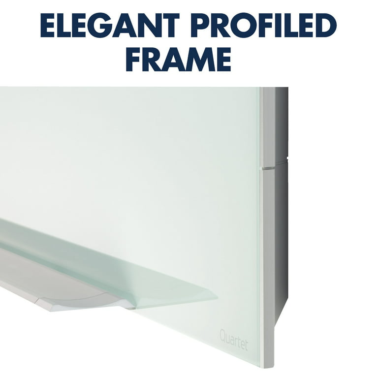 Quartet G8548E Element Magnetic Glass Dry-Erase Board, 85W x 48H