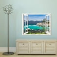 thumbnail image 3 of IDEA4WALL Wall Murals Fake White Window with Lake Removable Wallpaper Peel and Stick Wall Stickers - 24x32 inches, 3 of 4