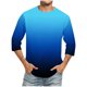 thumbnail image 1 of Camisas de Lino para Hombres Impresión Cuello Redondo Casual 3/4 Manga Blusa, Mezcla de Lino de Algodón para Primavera Verano Ocio Y Tops Diarios, 1 of 9