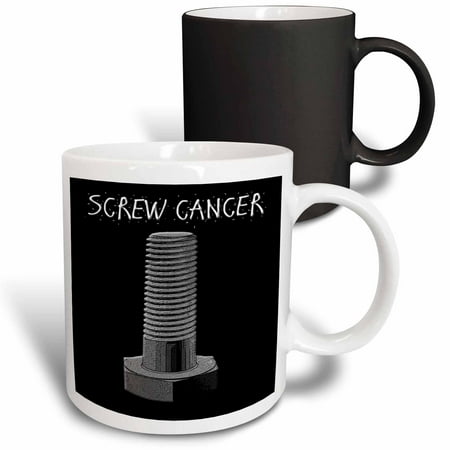 

3dRose Screw Cancer Magic Transforming Mug 11oz