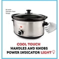 thumbnail image 2 of Courant Oval Slow Cooker Crock, con Easy Options 3.5 Quart L Courant Courant, 2 of 2