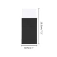 thumbnail image 2 of INSPIRE CHIC Father's Day Men's Prefolded Solid Pocket Squares Suit Handkerchief 7.3"x3.1" for Wedding Party Business White One Size, 2 of 6