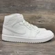 thumbnail image 1 of Ni - ke Jordan 1 Mid White Snakeskin Ni - ke Air AJ1 BQ6472 110 Womens Size 12 Men 10.5, 1 of 5