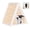 Brown, variant on Petsfit Outdoor Cat House Weatherproof, Outside Feral Cat House with Escape Door,Outdoor Indoor Pet House for Small Animal,Solid