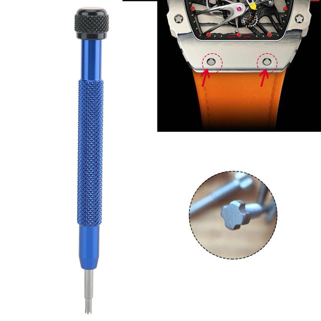 Abridor de caja de destornillador de reloj, herramienta de reparación de extracción de tornillos para caja de reloj abierta y reemplazo de batería Unbranded 1510190045211