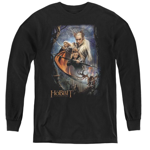 Hobbit - Thranduils Realm - Youth Long Sleeve Shirt - Medium