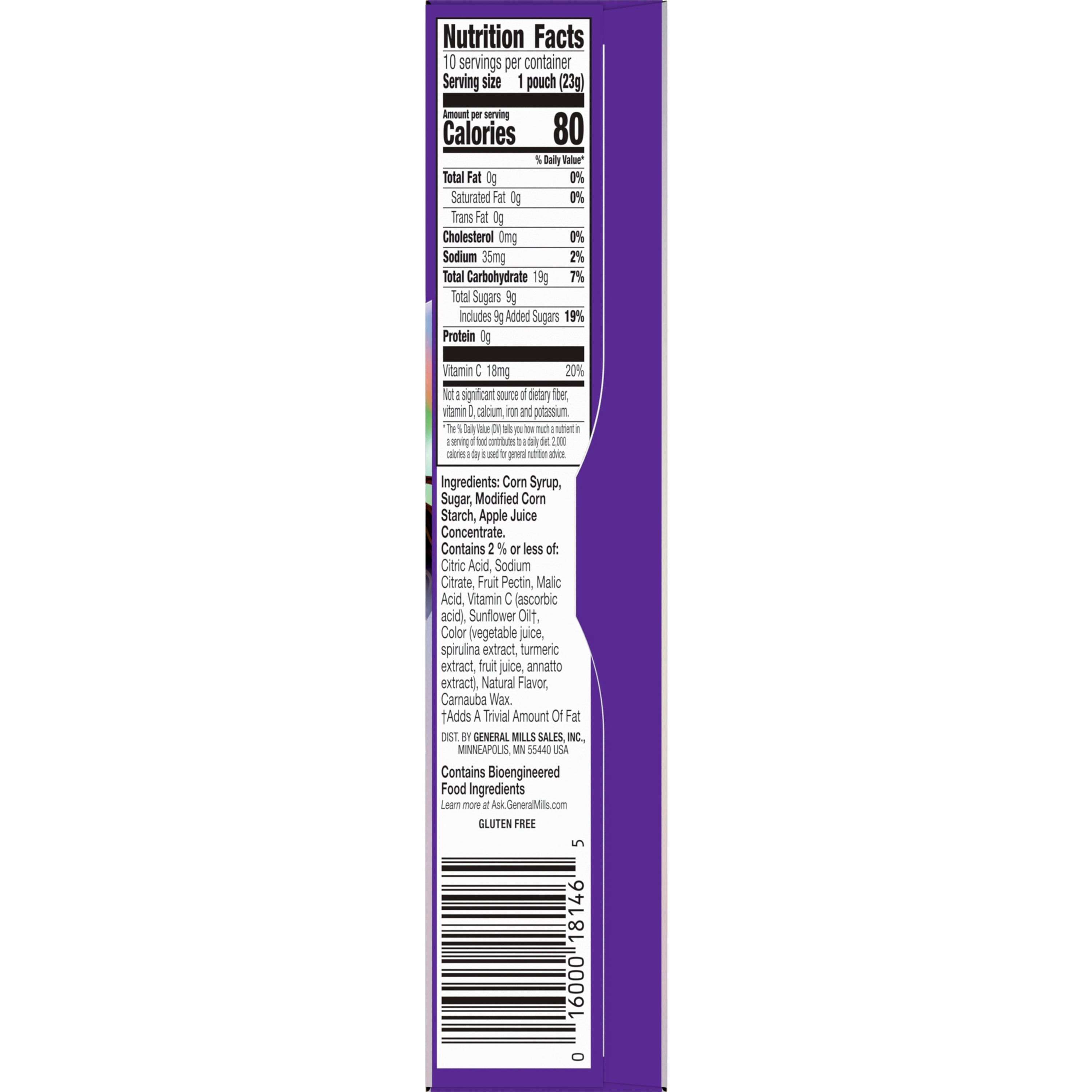 Disney Princess Fruit Flavored Snacks, Treat Pouches, Gluten Free Snack, 10 Ct, 8 oz