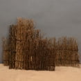 thumbnail image 2 of 9pcs Natural Mini Fence Decor Bamboo Fence Mat Micro Landscape Decoration, 2 of 6