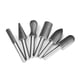 thumbnail image 5 of Riwesomey Cabezales de molienda rotativos Fresado de carpintería Limas de desbarbado Acero DIY Pulido Grabado Limado Herramientas reutilizables 6PCS Tipo 2 2piezas Riwesomey CBP264879, 5 of 6