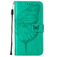 thumbnail image 5 of Dteck iPhone 11 Pro Max Case, Butterfly Patterned Wallet Case, Magnetic Hand Strap Credit Card Holder Slots Synthetic Leather Kickstand Protective Cover For iPhone 11 Pro Max, Green, 5 of 10