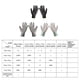 thumbnail image 4 of Guante protector de trabajo Minnieouse para hombre y mujer antideslizantes transpirables construcción Blanco S, 4 of 6