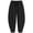Black, variant on Harem Pants Women Vintage Striped Balloon Trouser Casual Cropped Drawstring Pull on Baggy Pants with Pockets(Navy,XX-Large)
