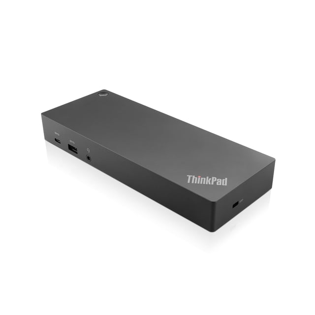 Estación de acoplamiento Lenovo 40AF0135EU con cable 90 W negra